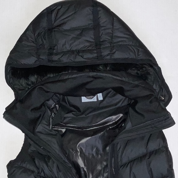NWOT Athleta Goose Down Vest with Hood Black - Size S - Picture 3 of 7